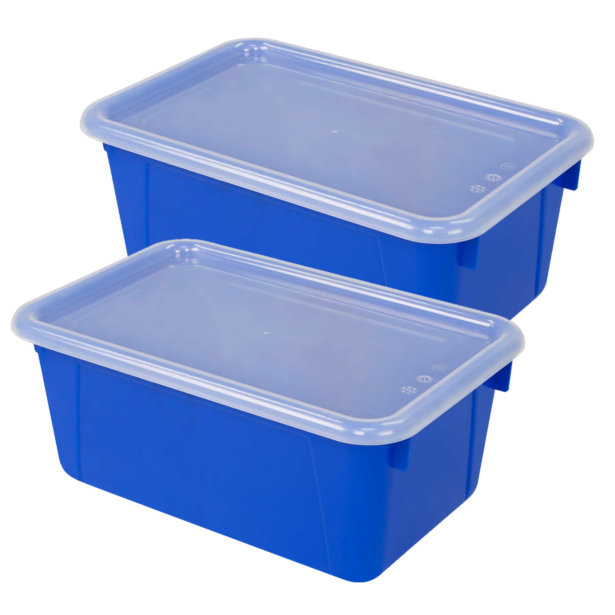 Storex Small Cubby Bin with Cover